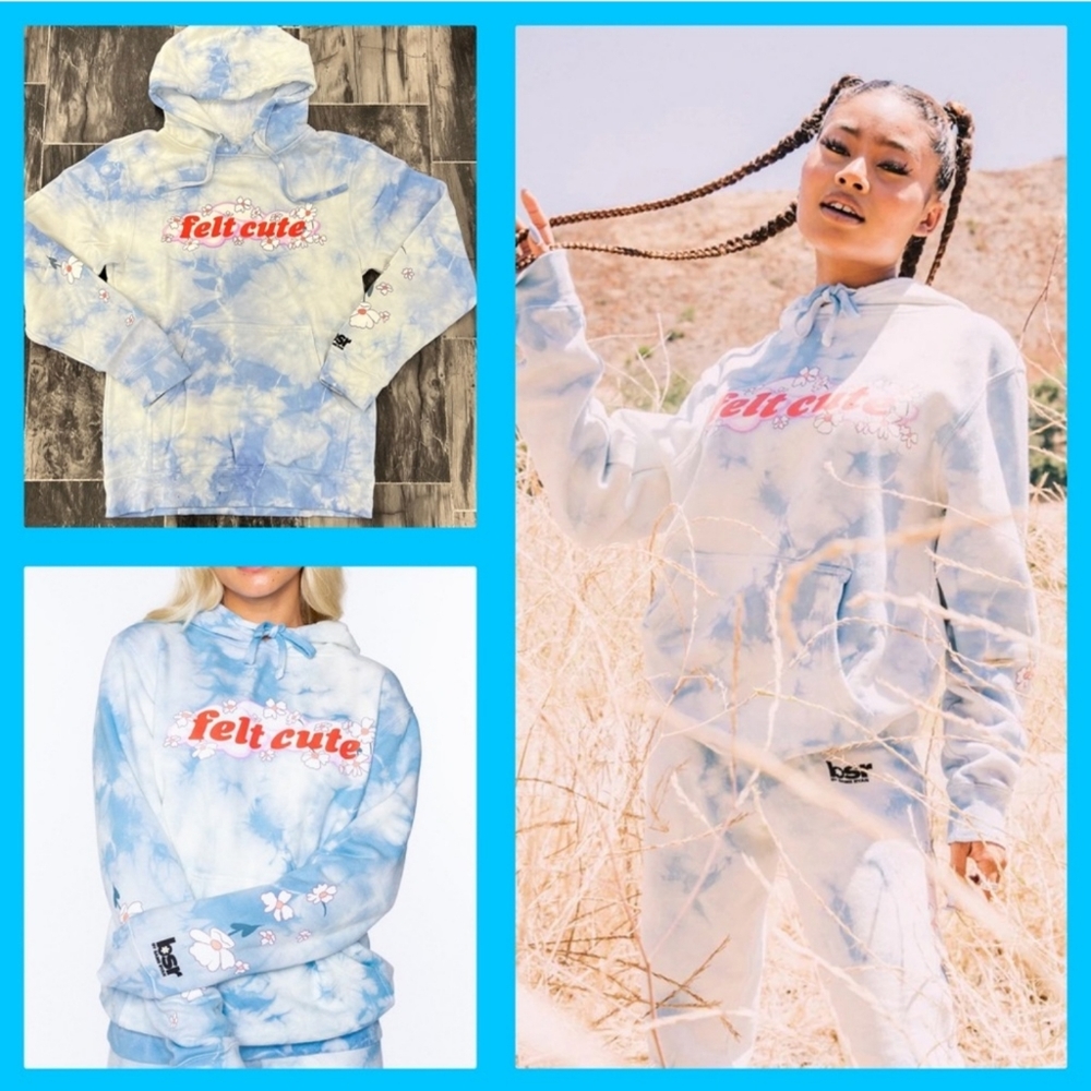 💙 BSM by Samii Ryan Felt Cute Hoodie 💙